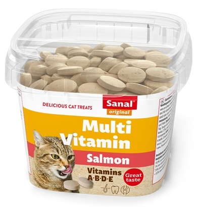 Sanal Sanal cat multi vitamin salmon snacks cup Top Merken Winkel